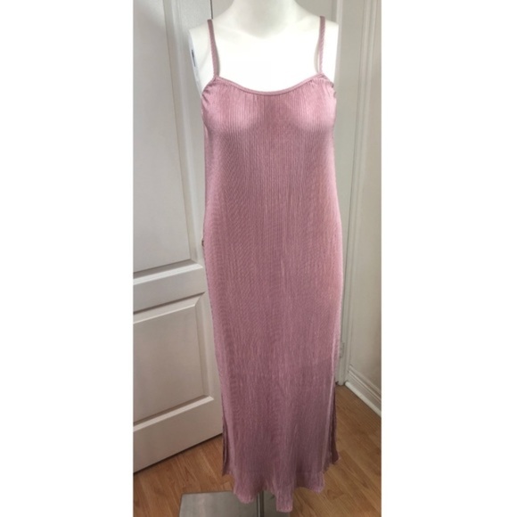 Sugarlips Pink Giselle Pleated Maxi Dress - Picture 3 of 5